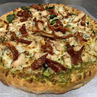 Chicken Pesto Pizza