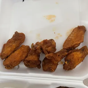 Small wings with no meat on them and no refunds