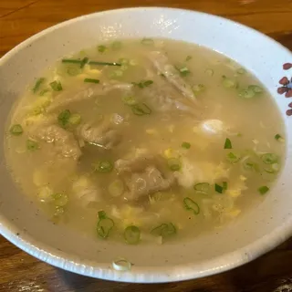 A12. Dumpling and Sliced Rice Cake Soup